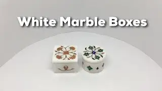 White Marble Boxes