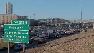 Denver traffic time lapse short