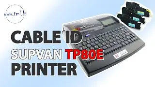 Supvan TP80e cable ID printer