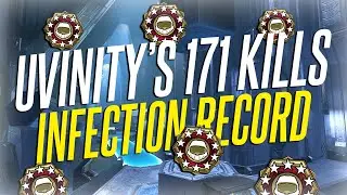 Infection Record! 171 Kills, 6 Divine Interventions on Chasm (Halo Infinite Infection Gameplay)