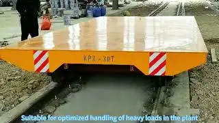 30 Ton heav duty rail platform trolley