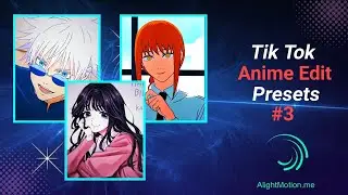 TRENDING ANIME EDIT FREE PRESET [ TIK TOK/FORMAT ] XML LINK 🔗 IN DESCRIPTION~ALIGHT MOTION 📲 #3