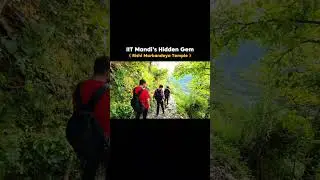 IIT Mandi 🏔Hidden Temple 😱 #iitmandi #iitjee #gateexam #iitvlogs