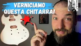 Kit Per Chitarra SG Barbarian: Verniciatura e Colorazione.