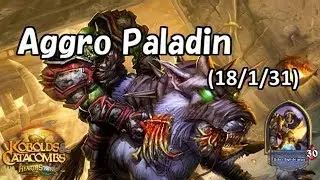 [Hearthstone] Aggro Paladin No Commentary (2018/1/31)