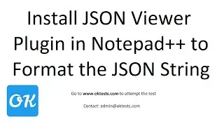 Install or Download JSON Viewer Plugin for Notepad++ 64 & 32 bit to Format or Compress JSON String