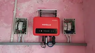 3.3 kW on grid Havells solar system # Indian solar energy