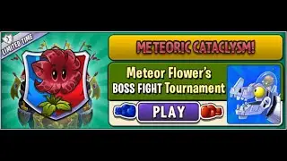 Plants vs Zombies 2 Arena: Week 247, Meteor Flower BOSS FIGHT - 47.7 Million (Free Plants Only)