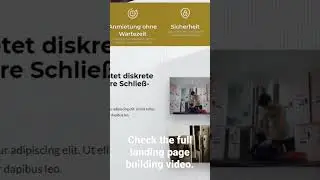 Landing Page Building #landing #landingpage #wordpress #elementor #web #viral #love #like #subscribe