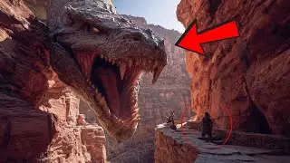 1.2M Years Ago | Ancestral Humans vs Giant Canyon Serpent - Clash of the Primal Giants