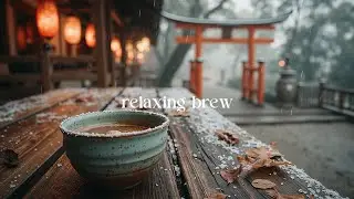 Cafe Guitar Music & Soft Acoustic Melodies | Peaceful Study Soundtrack & Chill Rain