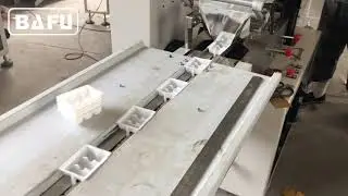 food plastic tray packaging machine,plastic box packaging machine,flow wrapper