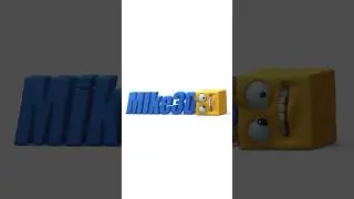 Mike3D logo #3danimation #shorts #animationmaster