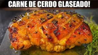 Asi prepare mi Jamon de cerdo glaceado de naranja! receta navideña | Abelca