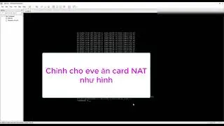 Bài 12 Cấu hình cho router trong EVE ra internet