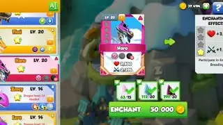 Enchant my nulvind dragon to get three star