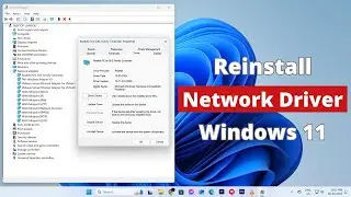 How to Reinstall a Network Adapter Driver in Windows 11