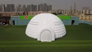 Experience the Ultimate Outdoor Adventure with Our Customizable 10m Inflatable Dome Tent Tent1-5100