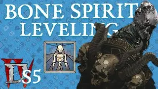 БЫСТРО прокачиваем персонажа с помощью Bone Spirit до 100! Гайд по 5 сезону Diablo 4