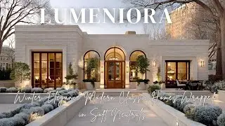 Зимняя элегантность от Lumeniora Modern Classic Homes в мягких нейтральных тонах