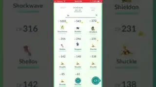 Shieldon evolution! (Pok&eacute;mon go)