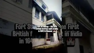 Inside Fort St. George Museum Chennai | Hidden History of India 🇮🇳 | Shivanesh.P | #shorts