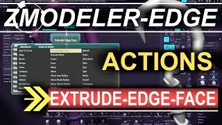 ZBrush - ZModeler Edge(Actions) - 