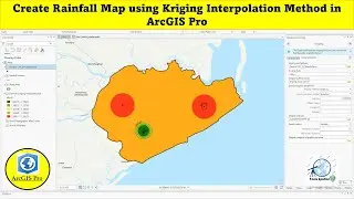 Create Rainfall Map using Kriging Interpolation Method in ArcGIS Pro