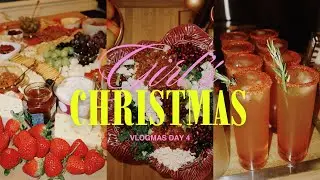 Vlogmas Day 4: A Girly Christmas Party, Halfbaked Harvest Kale Salad, and Girly Christmas Decor Tour