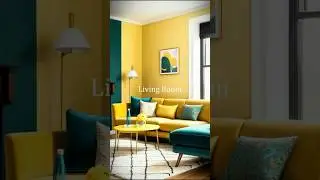 Teal & Mustard Yellow &ndash; A Bold Retro Interior Design Trend! #homedecor #interiordesign