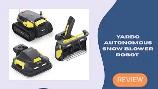 YARBO Autonomous Snow Blower Robot &ndash; The Future of Snow Removal Has Arrived!