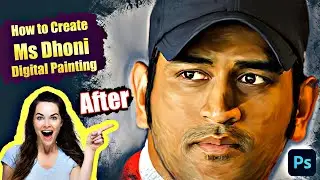 MS Dhoni Digital Art | Ayan Artist 007
