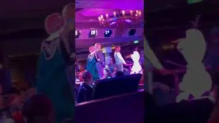 Frozen Dinner Show on Disney Wish Cruise Line