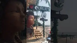 Curlie&rsquo;s Goa| Beach cafe and sundowner #goa #travel #food #vacation #beach