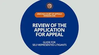 Review of the Application for Appeal