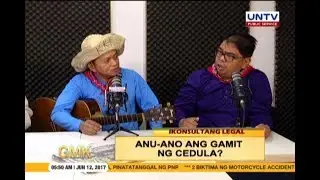 Paggamit ng Cedula | Ikonsultang Legal