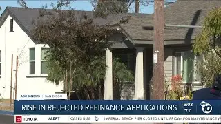 Rise in rejected mortgage refinance applications nationwide