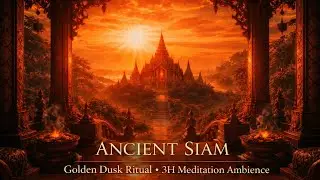 Ancient Siam Temple Ambience &ndash; 3 Hours | Free Background Music for Creators