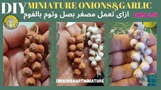 DIY Miniature Onions  & Garlic [ENGLISH]