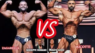 EMANUELE RICOTTI contro CHRISTIAN ZAGARELLA | CLASSIC PHYSIQUE ITALIANA 🇮🇹…..SASSI vs ROMANO