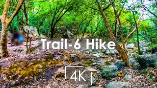 Trail 6 - Hiking in Pakistan's Capital - Nature Sounds (No Music, No Commentary) - GPS Overlay | 4K