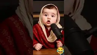 Nawaz Sharif is the leader of thieves😂🤣#LittleMaryamNawaz #FunnySpeech #KidsActing