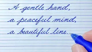 Cursive Writing Quote 102 | Cursive Handwriting Practice | Cursive Letters | How to write in cursive