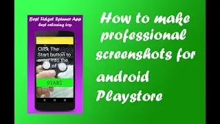 how to make app screenshots for playstore using photoshop