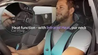 shiatsu back shoulder neck massager with heat deep tissue 3d kneading pillow massager for neck back