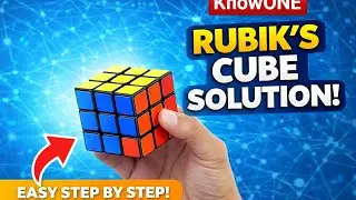 Rubik&rsquo;s Cube Solution in Hindi | Beginner Method | Solve in Easy Steps 