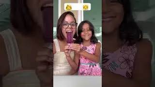 Quando uma m&atilde;e decide brincar com o sorvete da filha #shorts