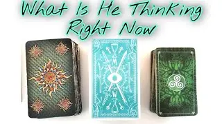 🌺WHAT IS HE THINKING RIGHT NOW 🌺PICK A CARD TAROT READING🌺