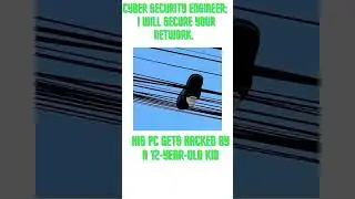 😂 Cyber Security Engineer 🔐 vs. 12-Year-Old Hacker 💻#meme