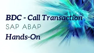 SAP ABAP - BDC Recording Method - Call Transaction